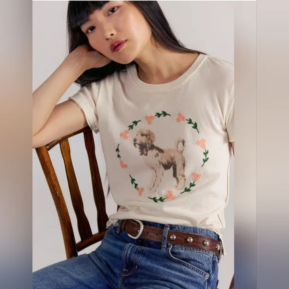 We The Free Doodle Tee, Size Medium, NWT. - Picture 2 of 3